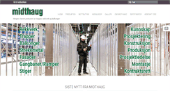 Desktop Screenshot of midthaug.no